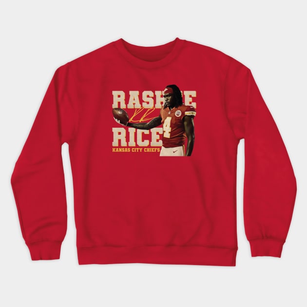 Rashee Rice Crewneck Sweatshirt by Nagorniak